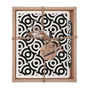 НАБОР ПОДАРОЧНЫЙ "BLACK&WHITE.NEW. Иллюзия" (ДВЕ ТЕТРАДИ И РУЧКА)
Арт. 7-48-1269-2/3