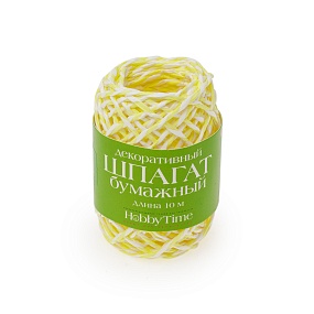 ШПАГАТ БУМАЖНЫЙ ДЕКОРАТИВНЫЙ ДВУЦВЕТНЫЙ, В ДИСПЛЕЕ. ДЛИНА 10 М., 6 ЦВЕТОВ
Арт. 2-508/01