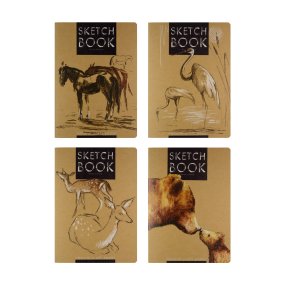 SKETCHBOOK BrunoVisconti®
«МИКС - 1» 179х250  мм, 60 л.
Крафт 70 г, декоративная нить
Арт. 3-583/01
обложка в ассортименте