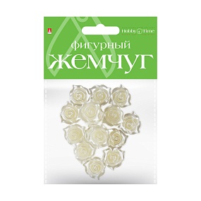 БУСИНЫ ФИГУРНЫЕ ПОД ЖЕМЧУГ "РОЗОЧКИ", 22 ММ
Арт. 2-372/12