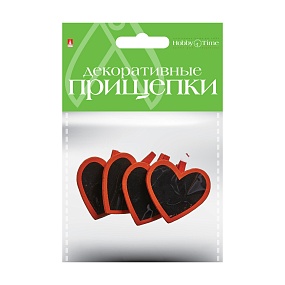 ПРИЩЕПКИ НА ПОДАРОК "СЕРДЕЧКО", 4 ШТ., НАБОР №11 (3 ЦВЕТА)
Арт. 2-368/02
