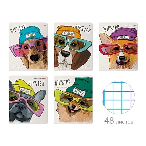 Тетрадь общая Альт®
А5 (165 х 203 мм)
"ПСЫ НА СТИЛЕ" 48 л., клетка
Арт. 7-48-1178
обложка в ассортименте