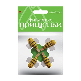 ФИГУРНЫЕ ПРИЩЕПКИ. НАБОР №6 "ПЧЕЛКИ"
Арт. 2-369/01