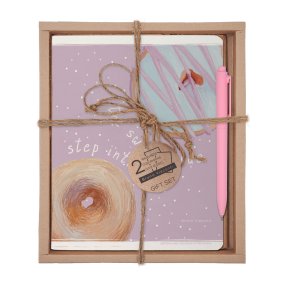 НАБОР ПОДАРОЧНЫЙ "DONUT. The sweet side" (ДВЕ ТЕТРАДИ И РУЧКА)
Арт. 7-48-1292-2/1