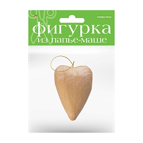 ФИГУРКА ИЗ ПАПЬЕ-МАШЕ. "СЕРДЦЕ" 6,5x4x10,5 см
Арт. 2-593/12