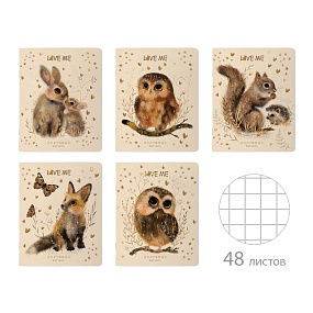 Тетрадь общая BrunoVisconti®
А5 (165 х 203 мм)
"LOVE ME.FUNNY ANIMALS" 48 л., клетка
Арт. 7-48-1399
обложка в ассортименте