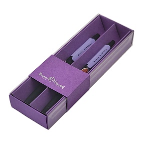 НАБОР ИЗ 2-Х РУЧЕК "HappyClick. Fresh & fruity. Инжир" ШАРИКОВАЯ 0.5 ММ, СИНЯЯ (сиреневый футляр)
Арт. 20-0241/5050