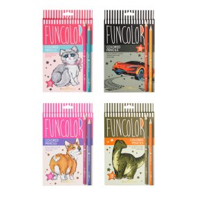 Карандаши BrunoVisconti®
цветные, 18 цветов 
FunColor
(пластиковый корпус)
Арт. 30-0061
упаковка в ассортименте