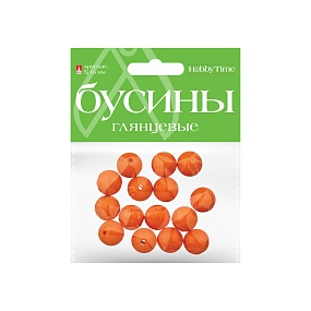 БУСИНЫ КРУГЛЫЕ ГЛЯНЦЕВЫЕ, Ø 16 ММ, 10 ЦВ
Арт. 2-584/05