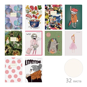 Тетрадь общая BrunoVisconti®
А6 (105 х 148 мм) 32 л., без линовки
Арт. 7-32-004/01
обложка в ассортименте