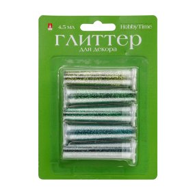 ГЛИТТЕР ДЛЯ ДЕКОРА, С ДОЗАТОРОМ, 4.5 Г, В БЛИСТЕРЕ,  ( 5 ЦВЕТОВ ), ЦВЕТОВАЯ ГАММА №4
Арт. 2-308/04