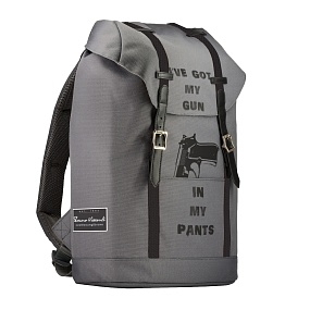 Рюкзак BrunoVisconti®
городской
серый 
«MY GUN»
Арт. 12-011-018/05