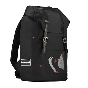 Рюкзак BrunoVisconti®
городской
черный 
«ДЕВОЧКА И ОДУВАНЧИКИ»
Арт. 12-011-021/01