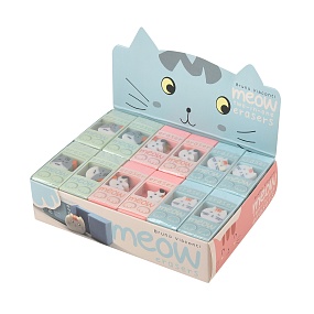 Ластик BrunoVisconti®
 (52 х 24 х 17 мм) 3 вида
Арт. 42-0076