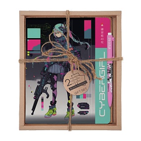 НАБОР ПОДАРОЧНЫЙ "CYBERGIRL. Cyber Elegance" (ДВЕ ТЕТРАДИ И РУЧКА)
Арт. 7-48-1285-2/1