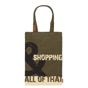 СУМКА-ШОППЕР С КАРМАНОМ, ЦВЕТ ХАКИ "SHOPPING &..." 35x47 cm
Арт. 16-002-03/04