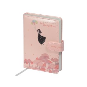 ЗАПИСНАЯ КНИЖКА "MEMO JOURNAL" А5,128 Л.  С ХЛЯСТИКОМ, БЛОК С ИЛЛЮСТРАЦИЯМИ "ELFIN GIRL"
Арт. 3-566/01