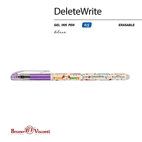Ручкa BrunoVisconti
гелевая пиши-стирай, 0.5 мм, синяя
DeleteWrite «ТАКСЫ»
Арт. 20-0262/06: фото #1