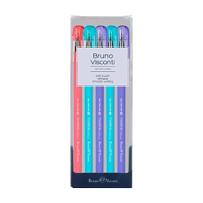 НАБОР ИЗ 5-ТИ РУЧЕК "FirstWrite.JOY" ШАРИКОВЫХ 0.5 ММ, СИНЯЯ
Арт. 20-0283-5