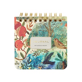 "POCKET JOURNAL" 90 Х 90 ММ, 60 Л,  НА ГРЕБНЕ "ФЛОРА.ВЕЧЕР В ГАГРАХ"
Арт. 3-649/04