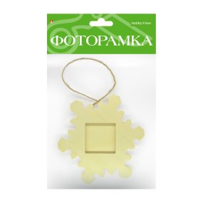 ФОТОРАМКА "СНЕЖИНКА" 11 Х 11 Х 0,3 СМ
Арт. 2-313/02