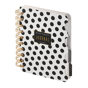 ЗАПИСНАЯ КНИЖКА "ART JOURNAL" А6,120 Л. НА ГРЕБНЕ, С РАЗДЕЛИТЕЛЯМИ "Black&White.ГОРОШЕК"
Арт. 3-568/14