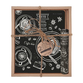 Набор подарочный "CAFFEE NERO. Time" (две тетради и ручка в тубе)
Арт. 7-48-1272-3/1