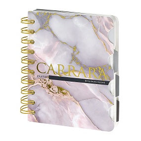 ЗАПИСНАЯ КНИЖКА "ART JOURNAL" А6,120 Л. НА ГРЕБНЕ, С РАЗДЕЛИТЕЛЯМИ "CARRARA"
Арт. 3-568/19