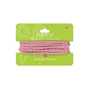 ШНУР ДЕКОРАТИВНЫЙ ИЗ ЭКОКОЖИ ПЛЕТЕНЫЙ КРУГЛЫЙ, Ø 3 ММ, 2 М, СВЕТЛО-РОЗОВЫЙ
Арт. 2-154/77