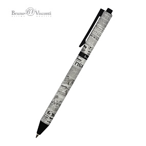 Ручка шариковая автоматическая BrunoVisconti®
0.5 мм, черная
ArtClick "Газета"
Арт. 20-0281/21