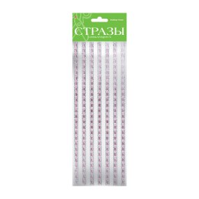 НАБОР САМОКЛЕЯЩИХСЯ СТРАЗ. БОРДЮР. №9 "СТЕКЛЯРУС-2", 4 ЦВ.
Арт. 2-084/09