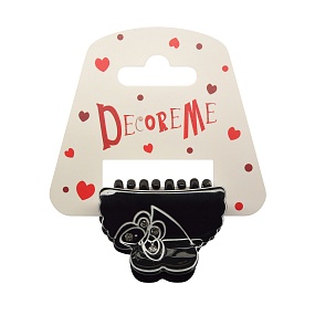 ЗАКОЛКА ДЛЯ ВОЛОС "КРАБИК" 4 СМ, 1 ШТ, 5 ВИДОВ 
Арт. 2-718/27