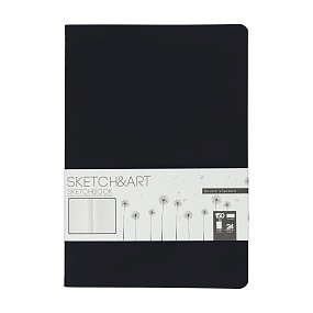 Sketchbook BrunoVisconti® черный
147х210  мм, 24  л., 120 г/кв.м
гибкая обложка
"Sketch&Art"
Арт. 1-602/01