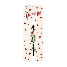 БРАСЛЕТ НА РЕЗИНКЕ, "БАБОЧКА" ВИД 1, 5 ЦВЕТОВ 
Арт. 2-711/20