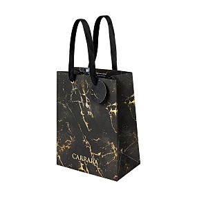 Пакет бумажный упаковочный подарочный BrunoVisconti®
 (180 х 230 х 100 мм)
"CARRARA"
Арт. 2-851/12