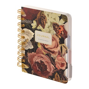 ЗАПИСНАЯ КНИЖКА "ART JOURNAL" А6,120 Л. НА ГРЕБНЕ, С РАЗДЕЛИТЕЛЯМИ "FLORA.LUSH BOUQUET"
Арт. 3-568/15
