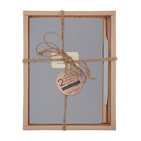 НАБОР ПОДАРОЧНЫЙ "MONOCOLOR" ЛАВАНДОВЫЙ МОРАНДИ" (ДВЕ ТЕТРАДИ BV И РУЧКА)
Арт. 7-40-1366/01-3