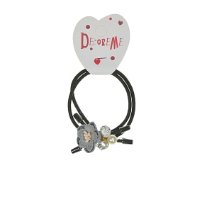 РЕЗИНКА ДЛЯ ВОЛОС "НОЧНЫЕ ЦВЕТЫ" 1 ШТ, 3 ЦВЕТА 
Арт. 2-712/100