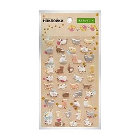 НАКЛЕЙКИ ОБЪЕМНЫЕ "СМЕШНЫЕ ЗВЕРУШКИ" 7 ВИДОВ
Арт. 2-141/14