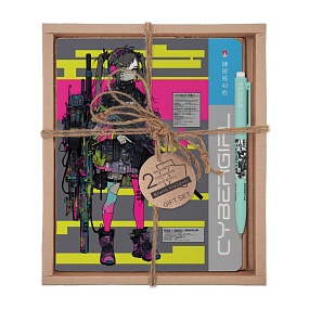 НАБОР ПОДАРОЧНЫЙ "CYBERGIRL. Cyber Grunge" (ДВЕ ТЕТРАДИ И РУЧКА)
Арт. 7-48-1285-2/5