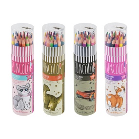 Карандашии цветные BrunoVisconti® в тубусе с точилкой,
24 цвета "FunColor"
Арт. 30-0087
упаковка в ассортименте