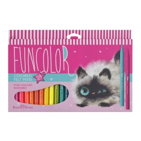Фломастеры BrunoVisconti®
24 цветов FUNCOLOR
картонная коробка
Арт. 32-0069