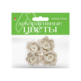 ДЕКОРАТИВНЫЕ ЦВЕТЫ ИЗ МЕШКОВИНЫ В СВЯЗКЕ 4 ШТ. ВИД 8
Арт. 2-367/08