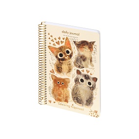 Ежедневник BrunoVisconti® недатированный
А5 (160 х 210 мм)
"LOVE ME.КОТИКИ. СЧАСТЬЕ" мультиколор 272 стр.
Арт. 3-701/17