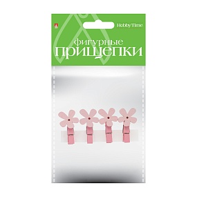 ФИГУРНЫЕ ПРИЩЕПКИ. НАБОР №12 "РОМАШКИ" 4 ЦВЕТА
Арт. 2-369/07