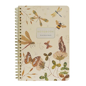 Тетрадь общая BrunoVisconti®
А5 (140 х 210 мм)
"FAUNA.БАБОЧКИСТРЕКОЗЫ" 60 л., линейка
Арт. 7-60-202/16