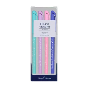 НАБОР ИЗ 4-Х РУЧЕК "DeleteWrite. Кошечка" СО СТИРАЕМЫМИ ЧЕРНИЛАМИ  0.5 ММ, СИНЯЯ
Арт. 20-0257-4/1