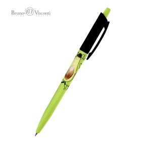 Ручка шариковая автоматическая BrunoVisconti®
0.5 мм, синий
HappyClick «AVOCADO STYLE. CLASSIC»
Арт. 20-0241/60