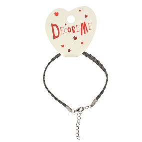 ШНУРОК С ЗАСТЕЖКОЙ ИЗ ЭКОКОЖИ ПЛЕТЕНЫЙ ПЛОСКИЙ,  4 ММ,  1 ШТ, 21 СМ, 3 ЦВЕТА 
Арт. 2-155/25