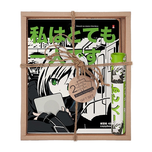 Набор подарочный "MANGA ANIME.CITY. Alone" (две тетради и ручка в тубе)
Арт. 7-48-1245-3/4